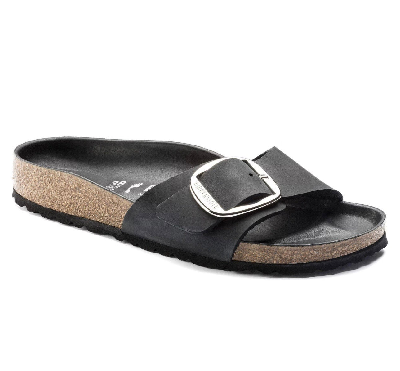 Birkenstock Madrid Black Silver