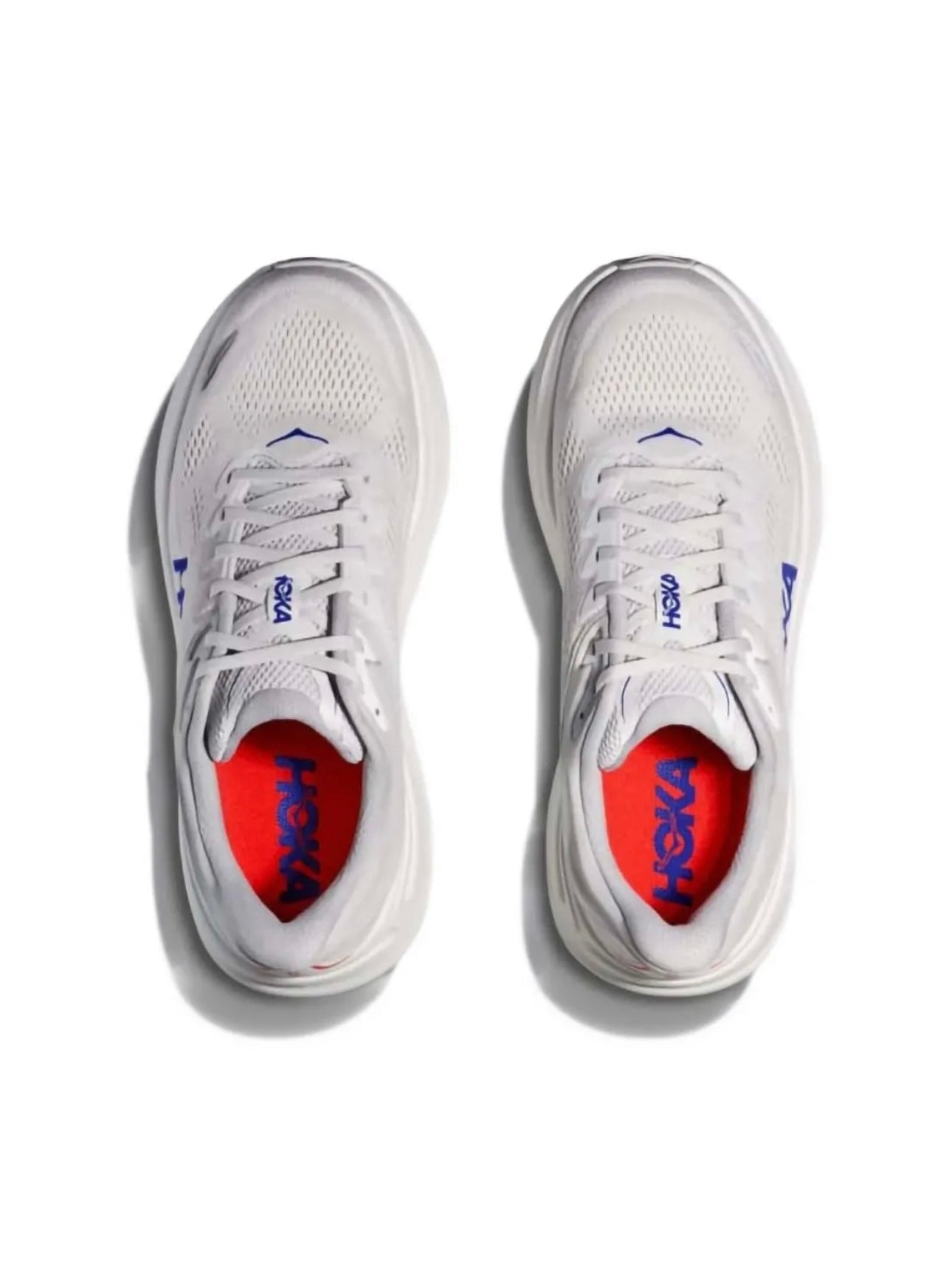 HOKA Bondi 8 White Blue