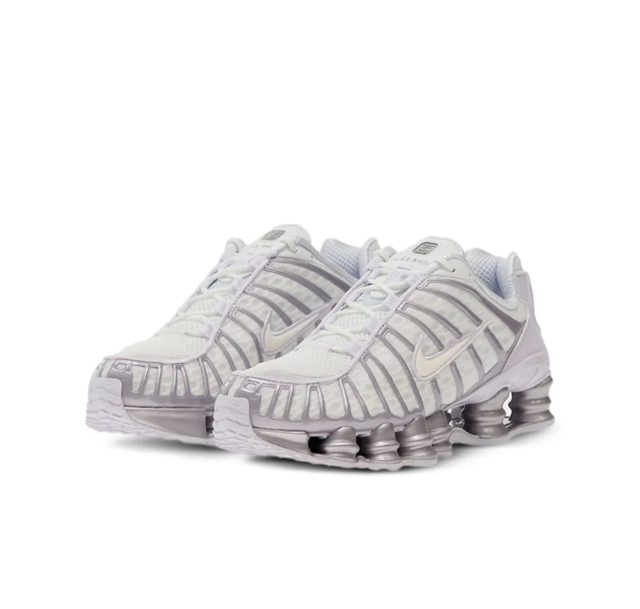 Nike Shox Silver Beige