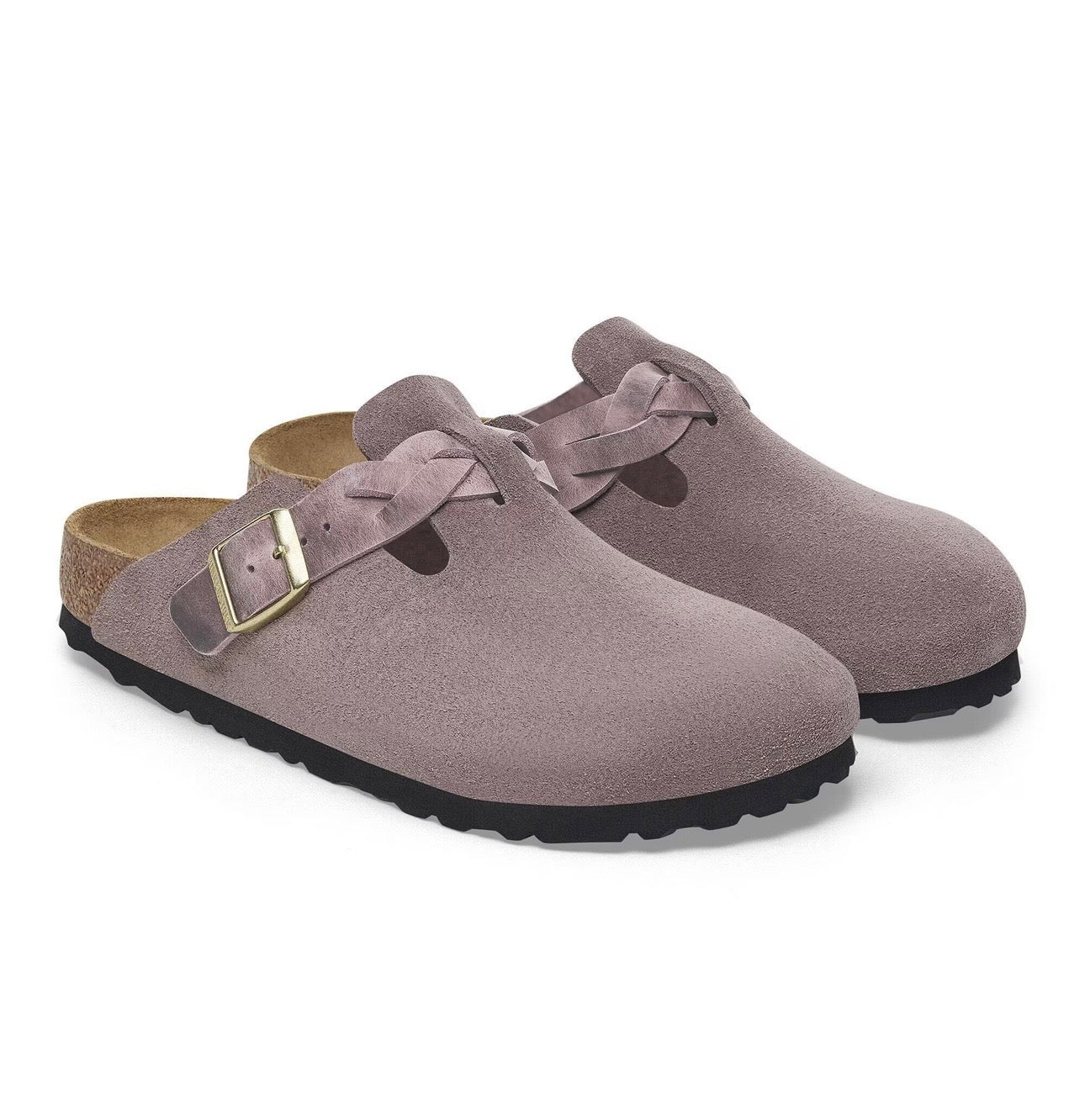 Birkenstock Boston braided faided purple