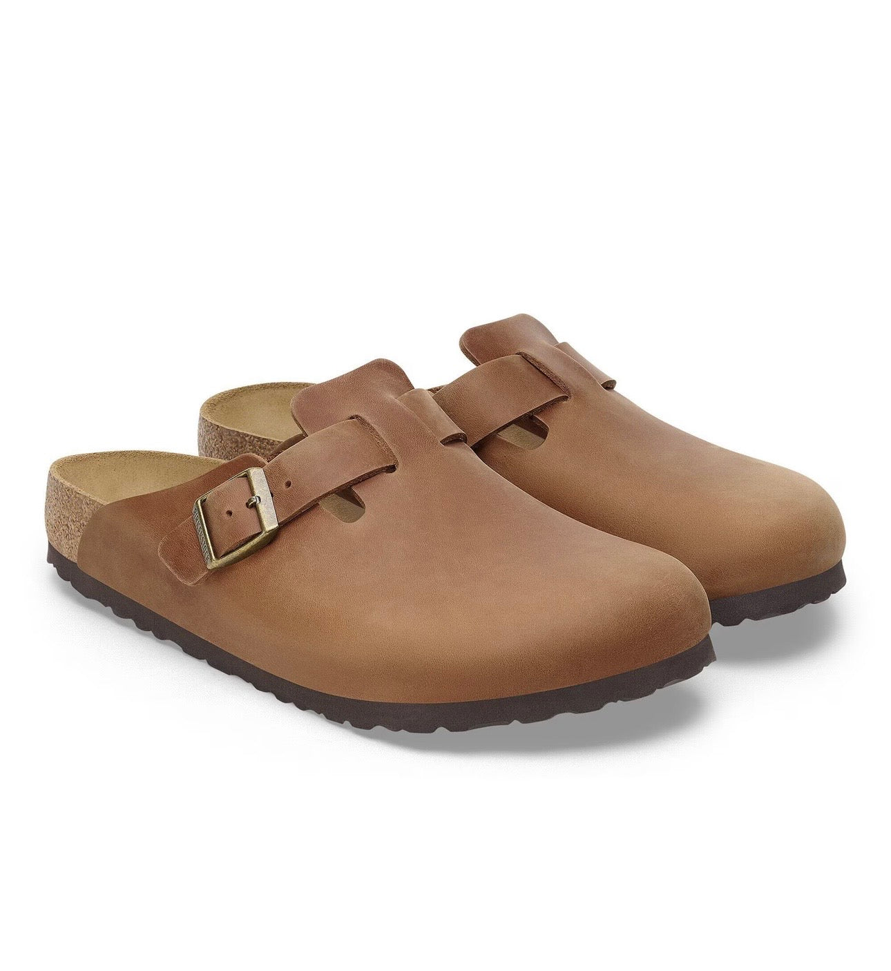 Birkenstock Boston leather oiled brown
