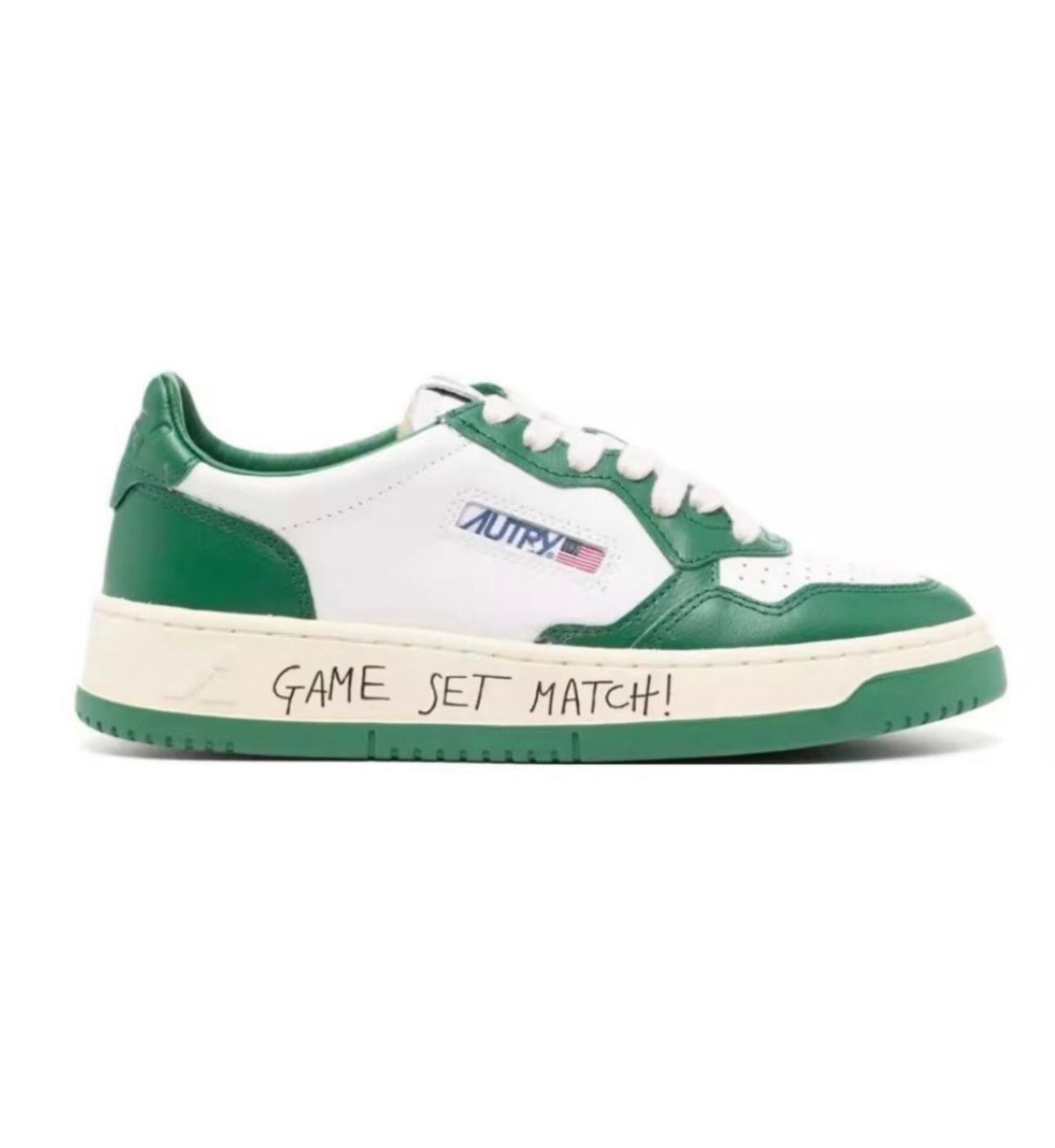 Autry White Green “GAME SET MATCH”