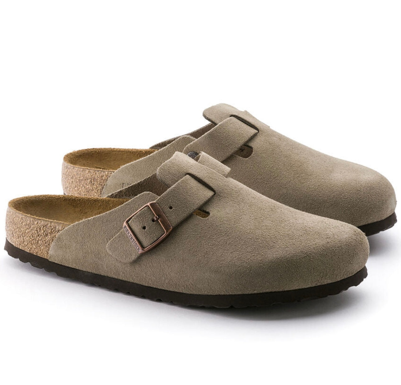 Birkenstock slippers grey