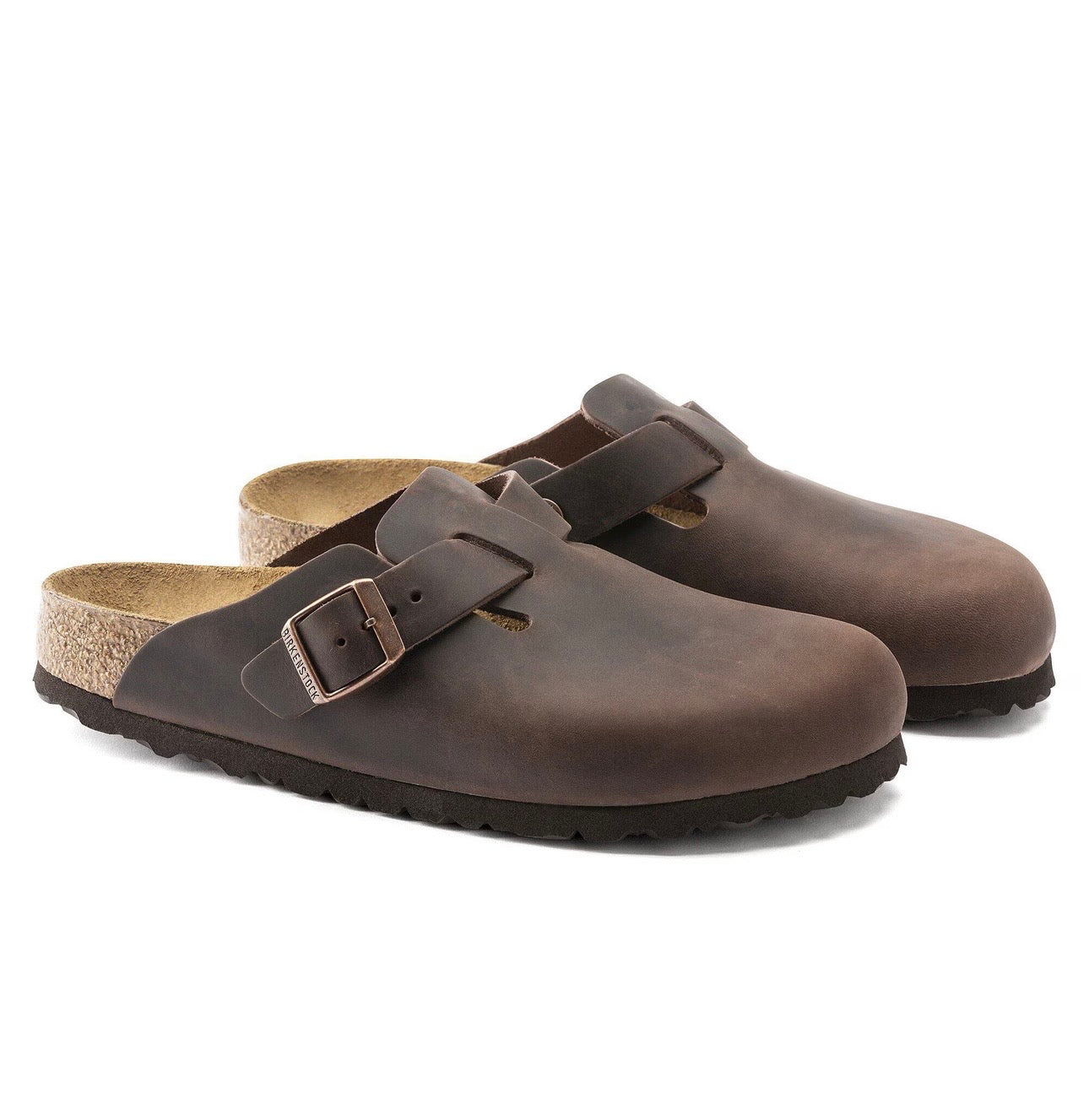 Birkenstock Boston leather oiled habana