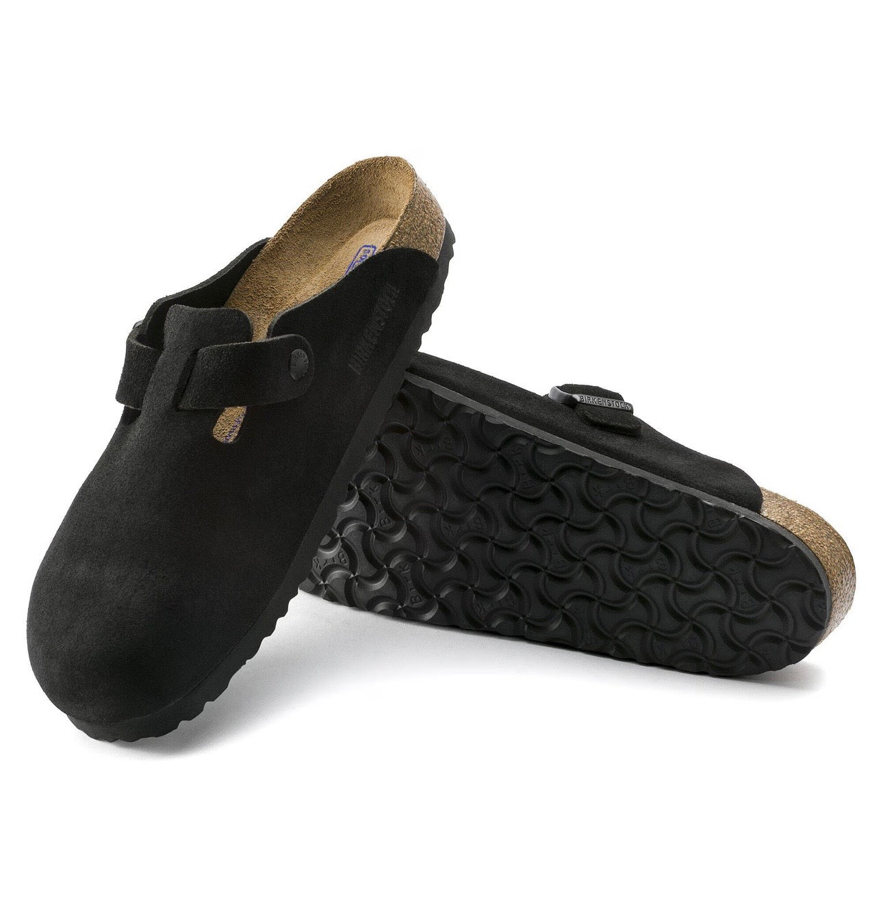 Birkenstock Boston soft footbed black