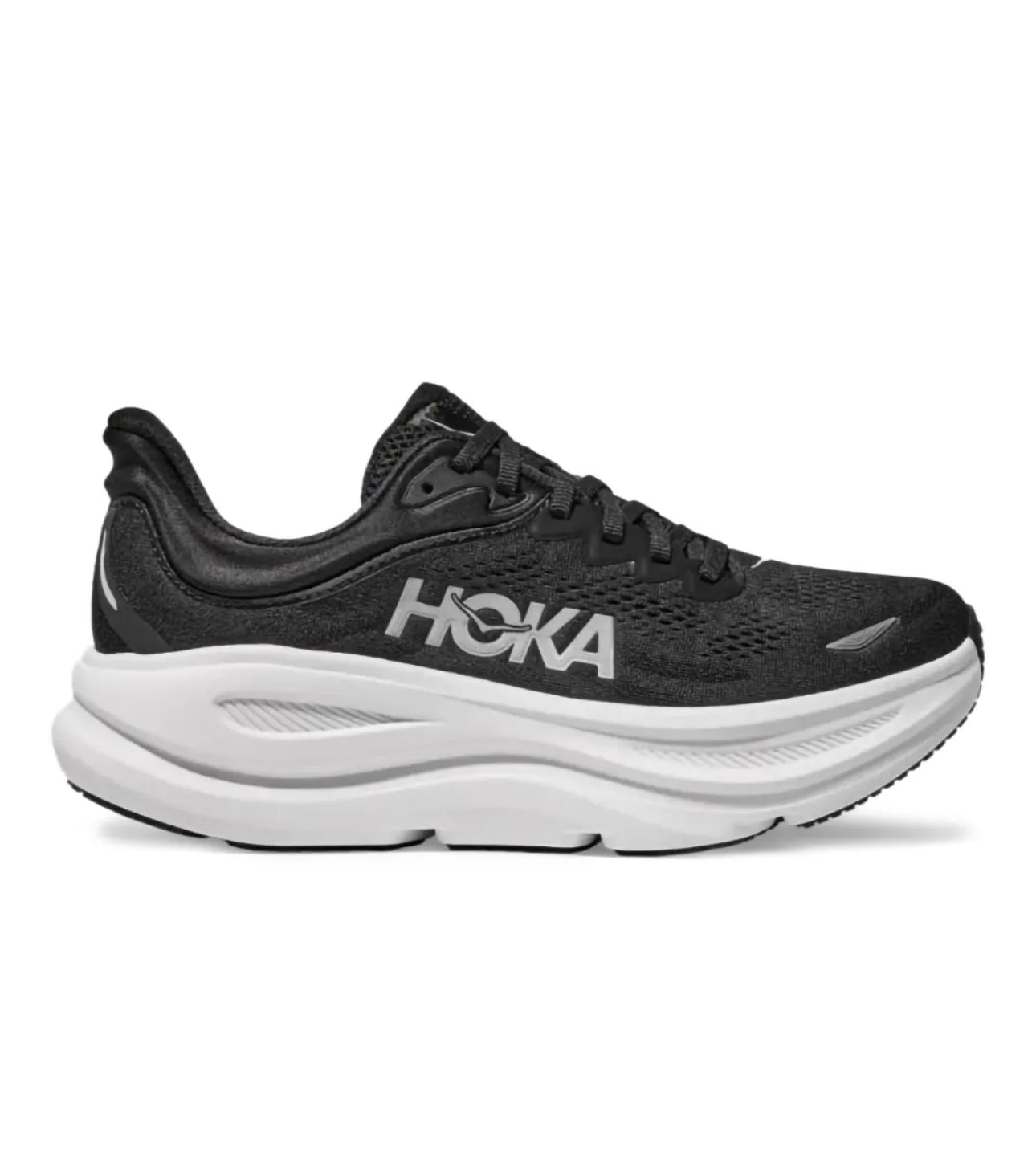 HOKA Bondi 8 Black White