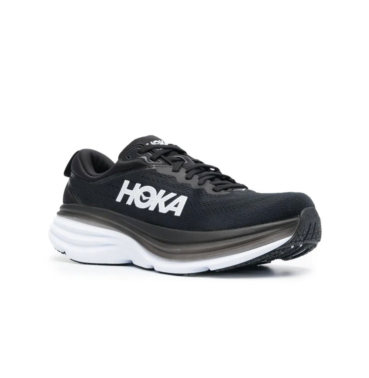 HOKA Bondi 8 Black White
