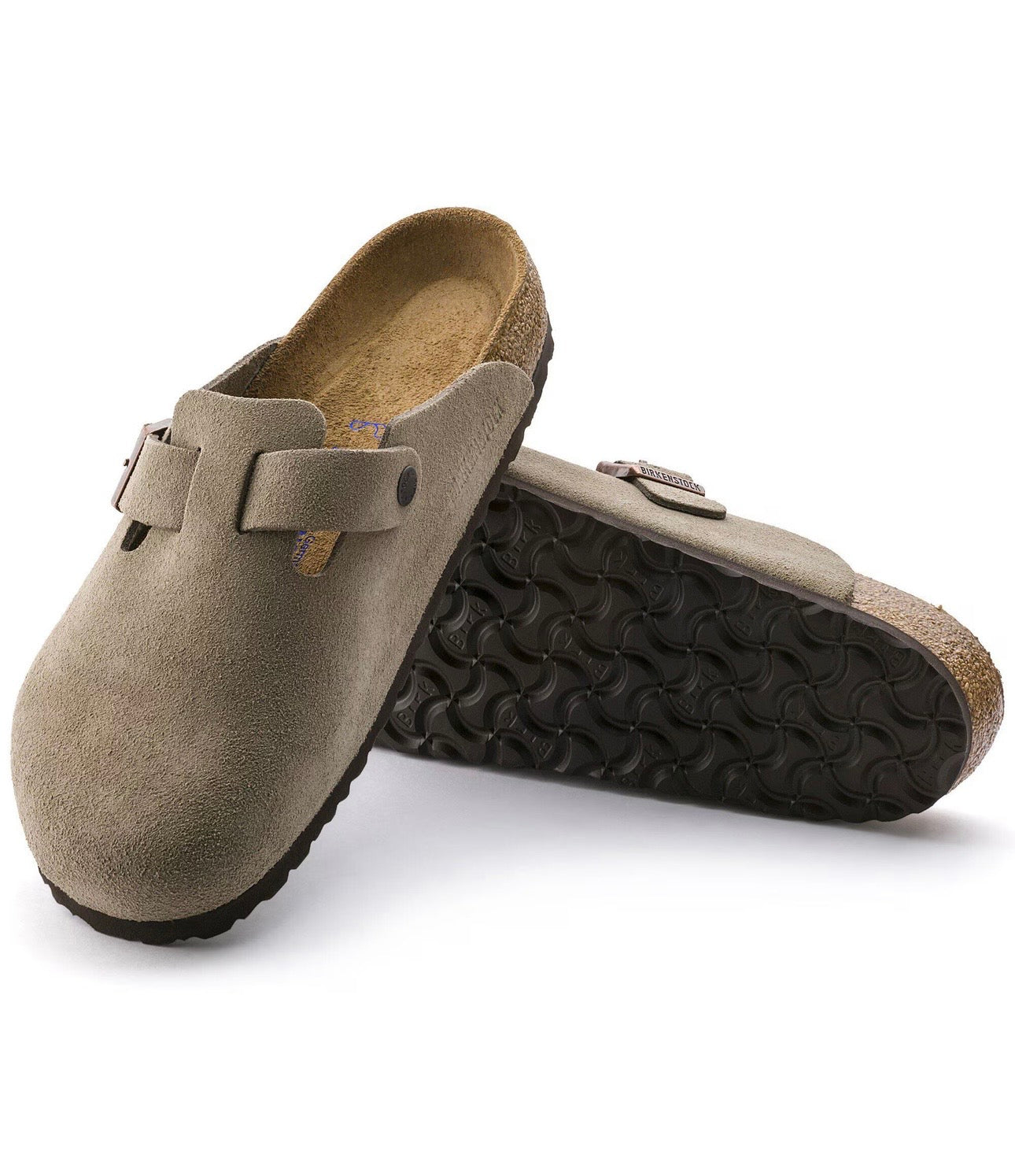 Birkenstock Boston soft footbed taupe