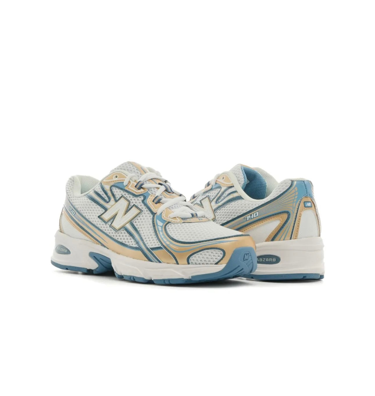 New Balance 740 white blue
