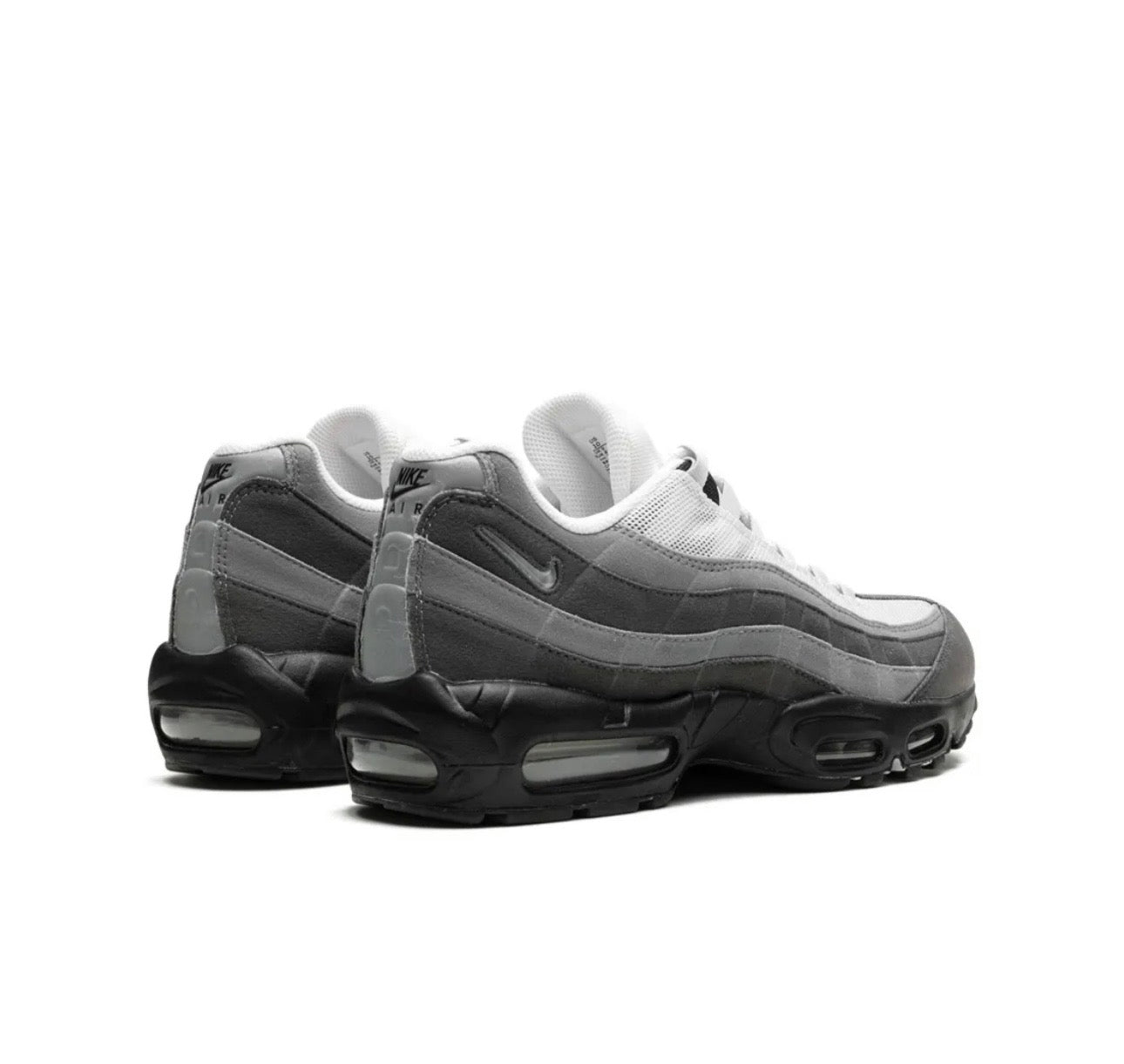 Nike air Vapormax 95’ white grey - תמונה 3