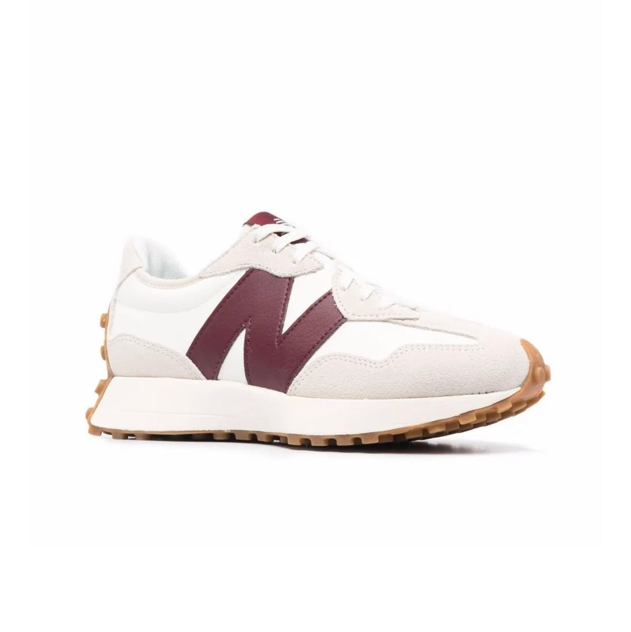 New Balance 327 Cream Beetroot