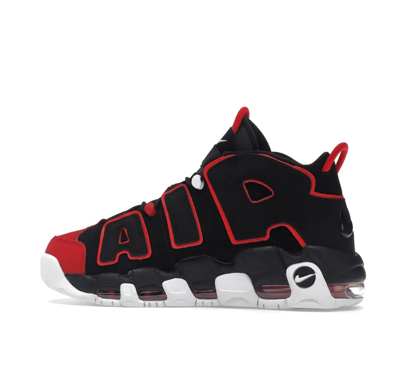 Nike Uptempo Black Red - תמונה 3