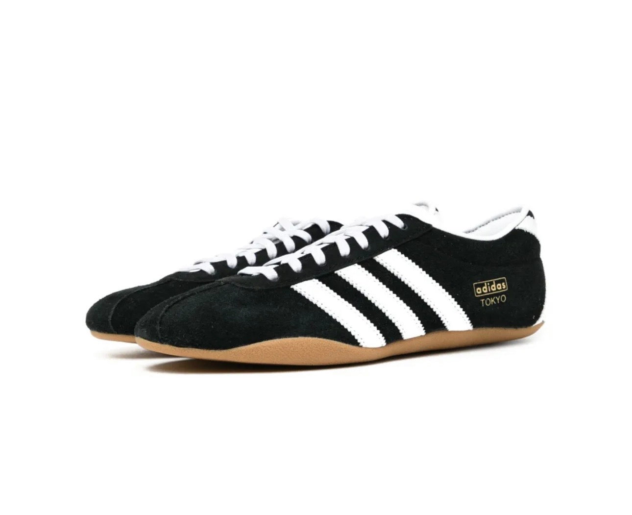 Adidas Tokyo suede black white - תמונה 2