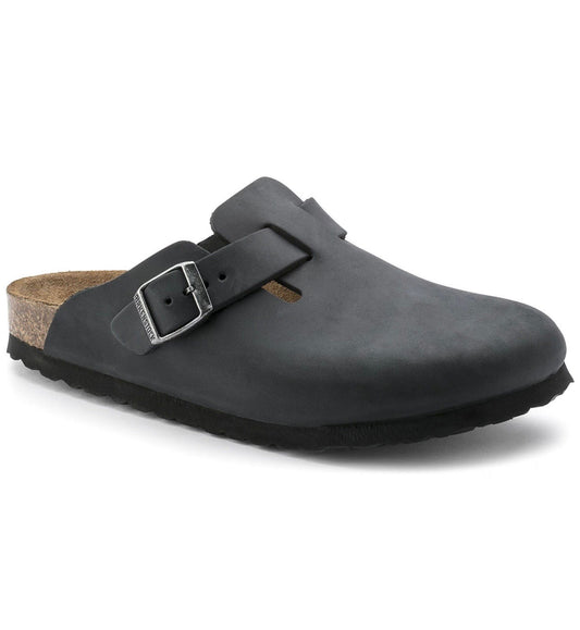 Birkenstock Boston leather oiled black