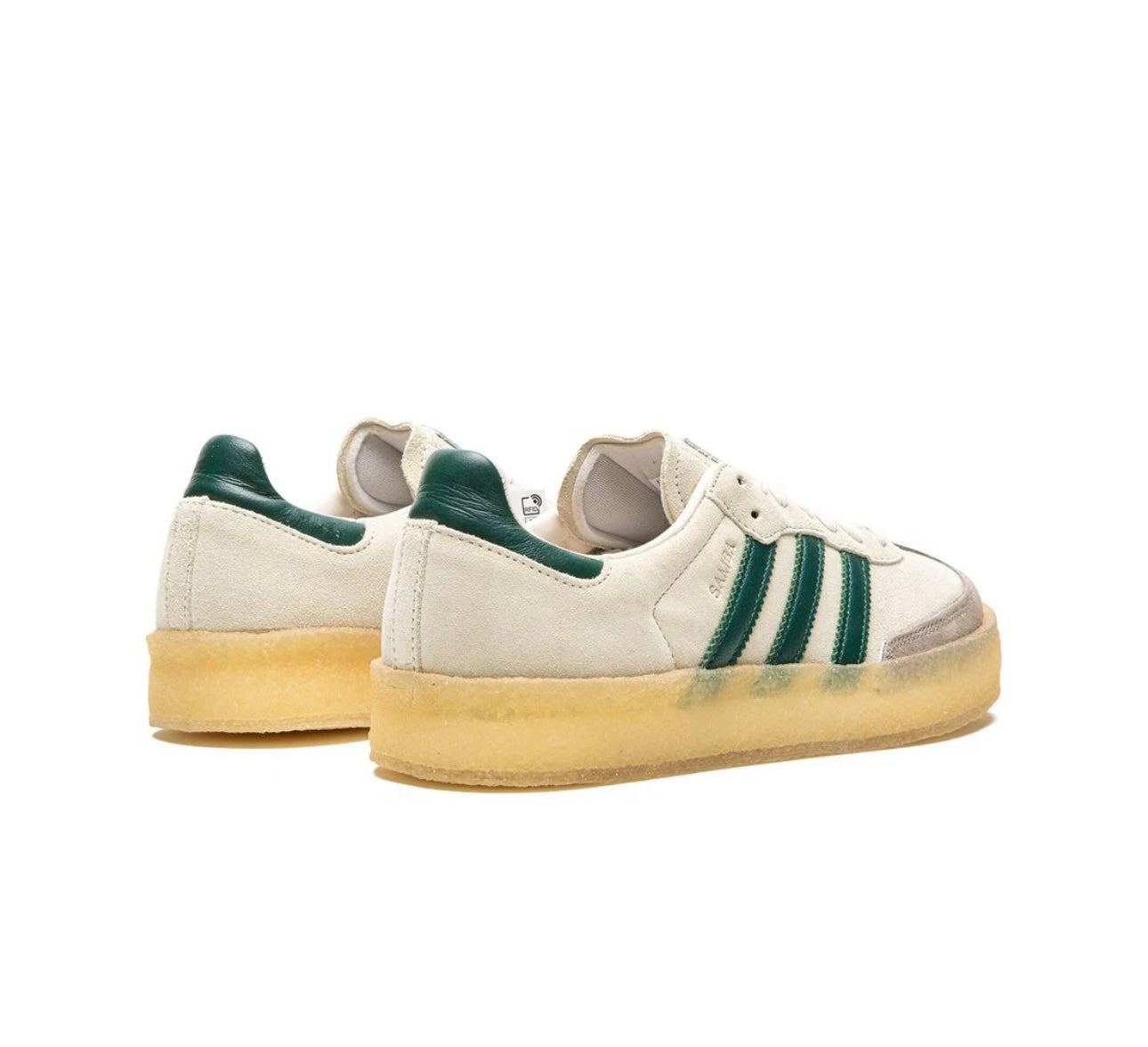 Adidas Samba Platform White green - תמונה 3