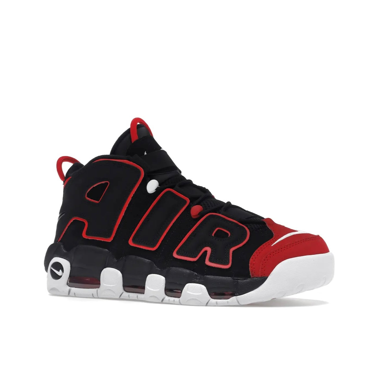Nike Uptempo Black Red - תמונה 2