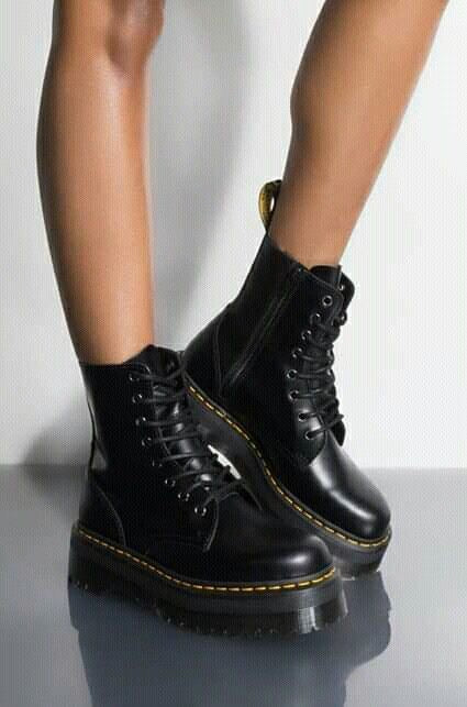 Doctor Martens Boots Platform Black