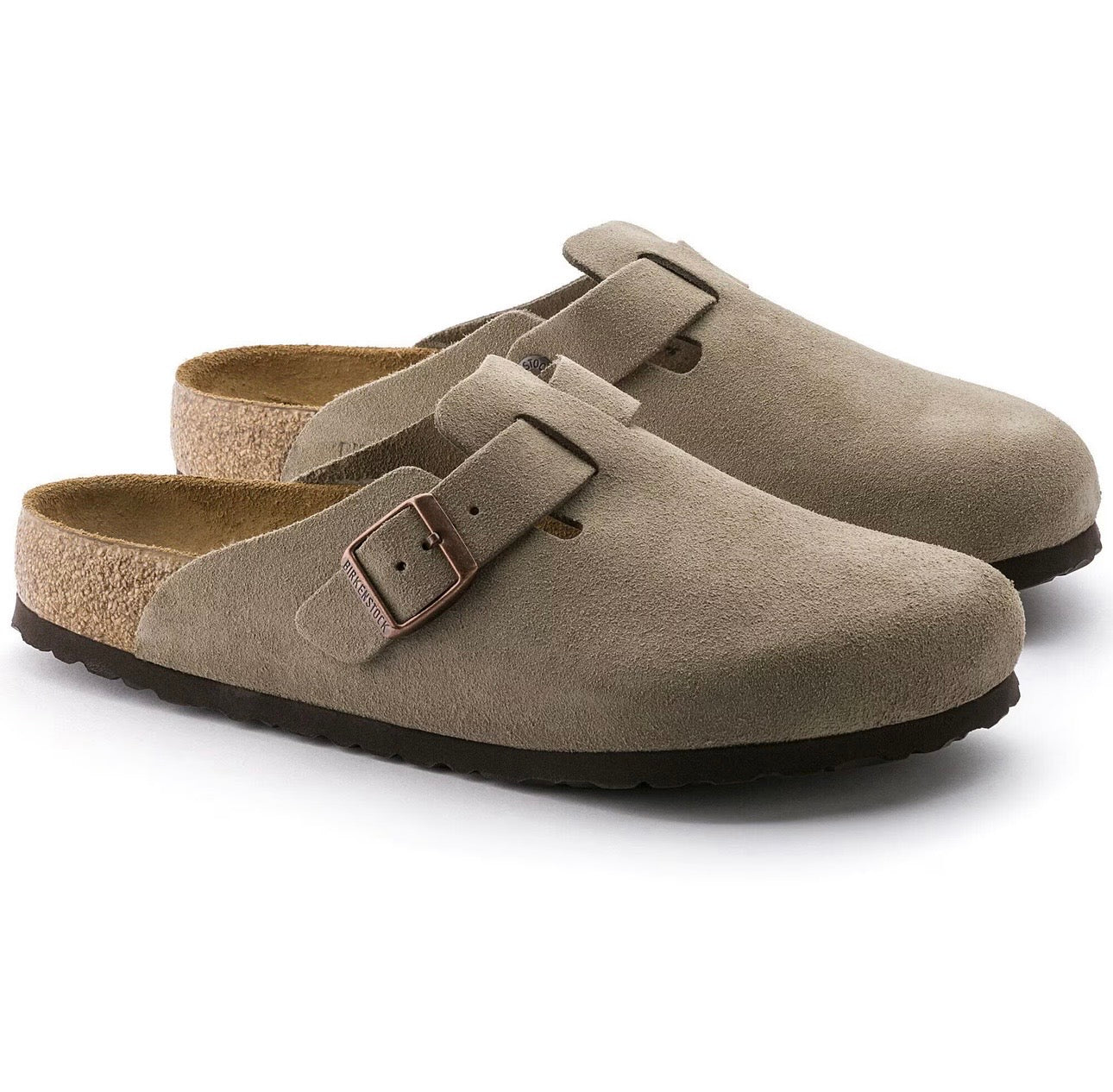 Birkenstock Boston soft footbed taupe