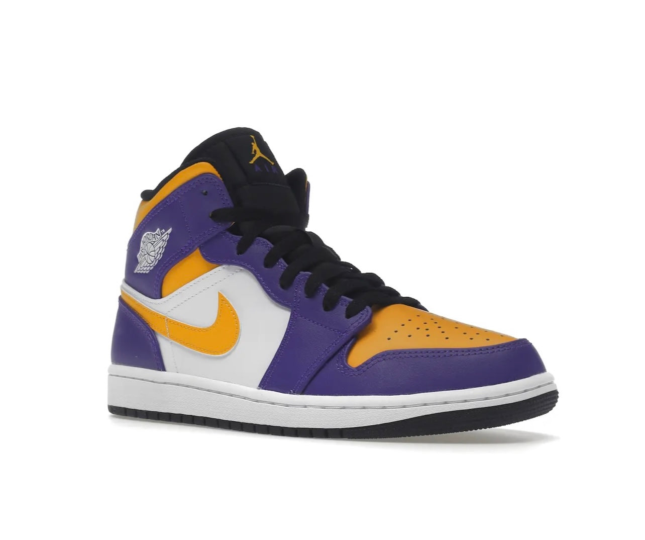 Jordan 1 Retro Mid Lakers - תמונה 2