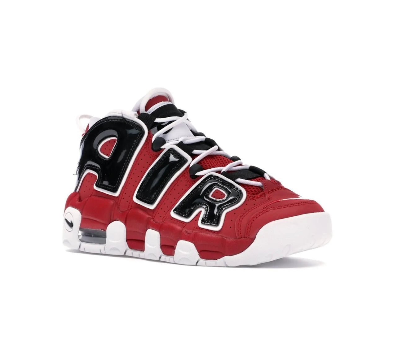 Nike Uptempo Red Black 1.0 - תמונה 2