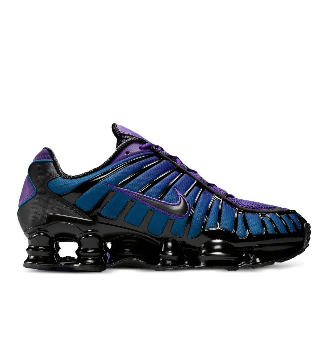 Nike Shox Black purple Blue