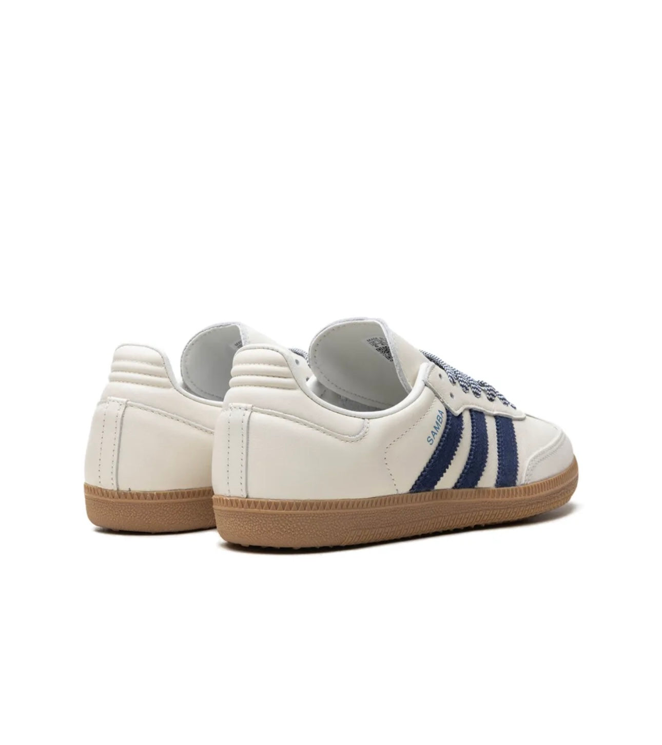 Adidas Samba White Dark Blue - תמונה 3
