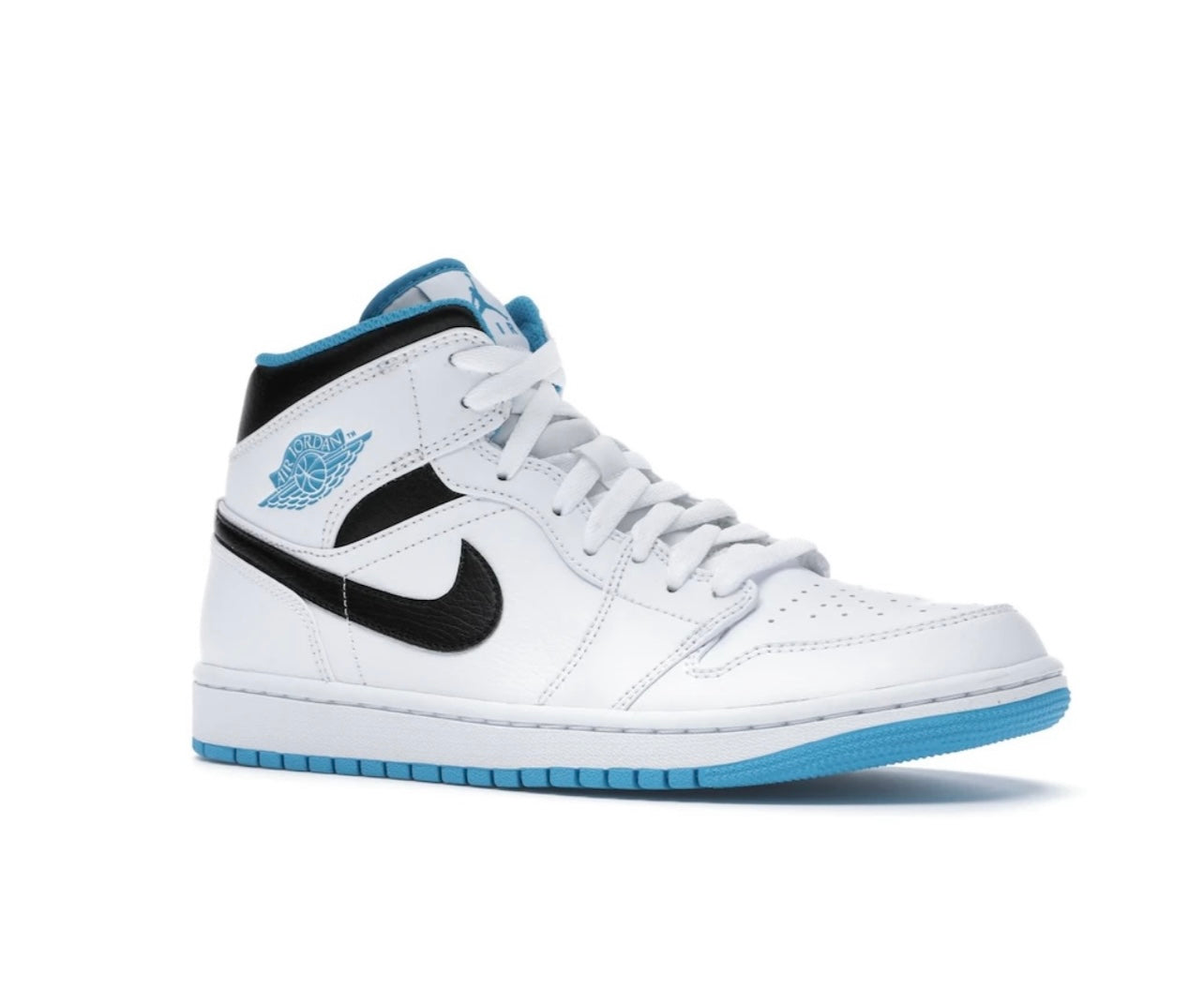 Air Jordan 1 Mid Laser Blue - תמונה 2