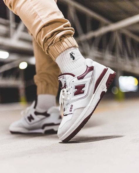 New Balance 550 Burgundy - תמונה 2