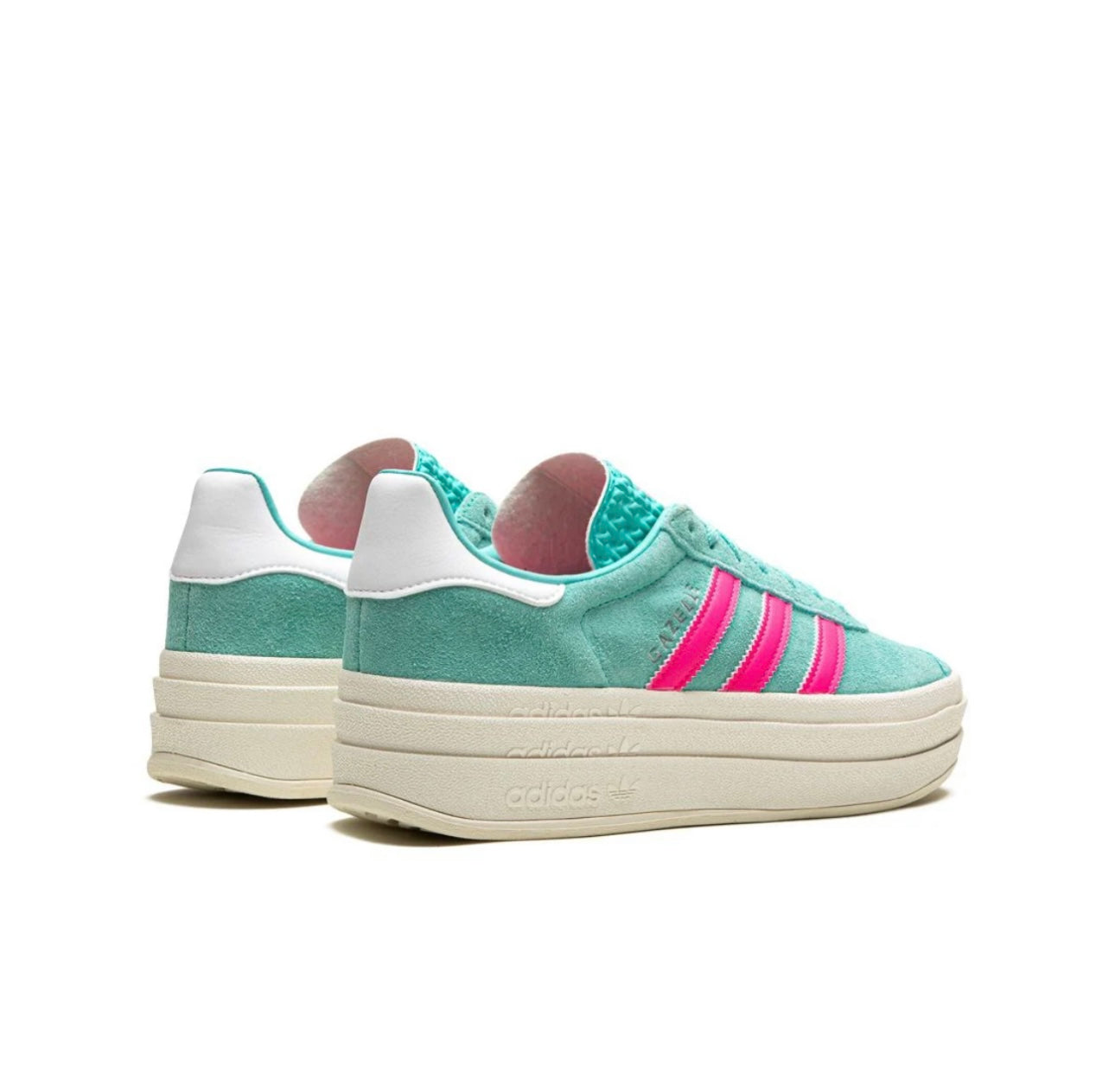 Adidas gazelle platform Light Turkiz Pink - תמונה 3