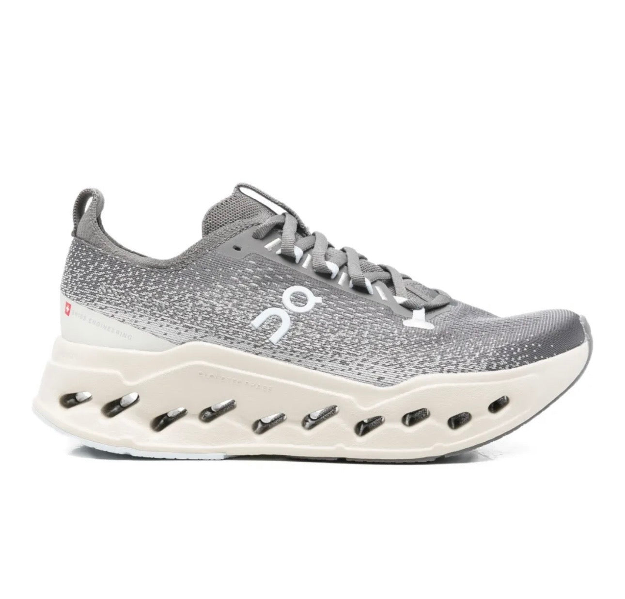 On Cloudsurfer Grey White