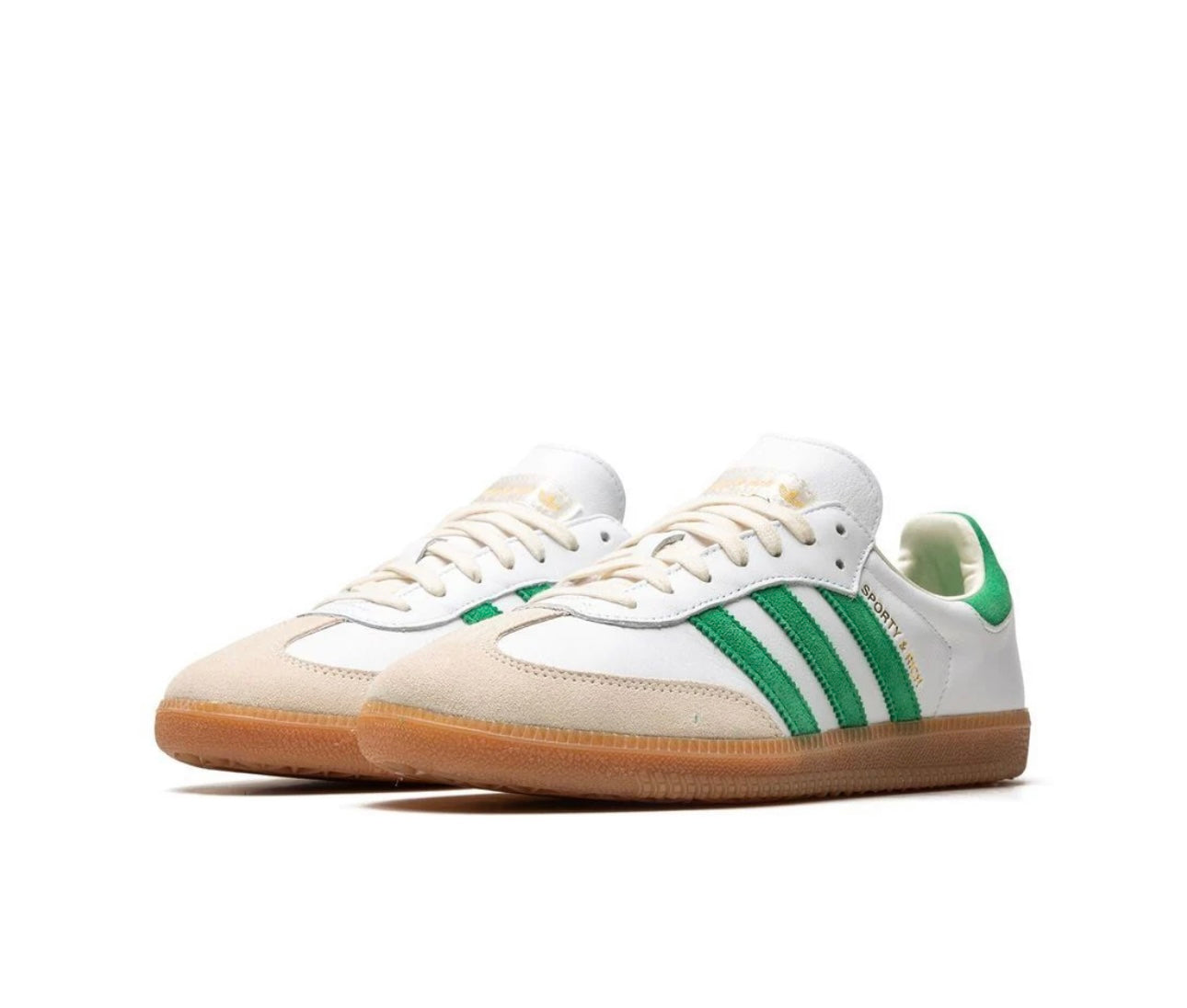 Adidas Samba White Green - תמונה 3