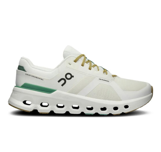 On Cloudrunner 2 White Green Gold