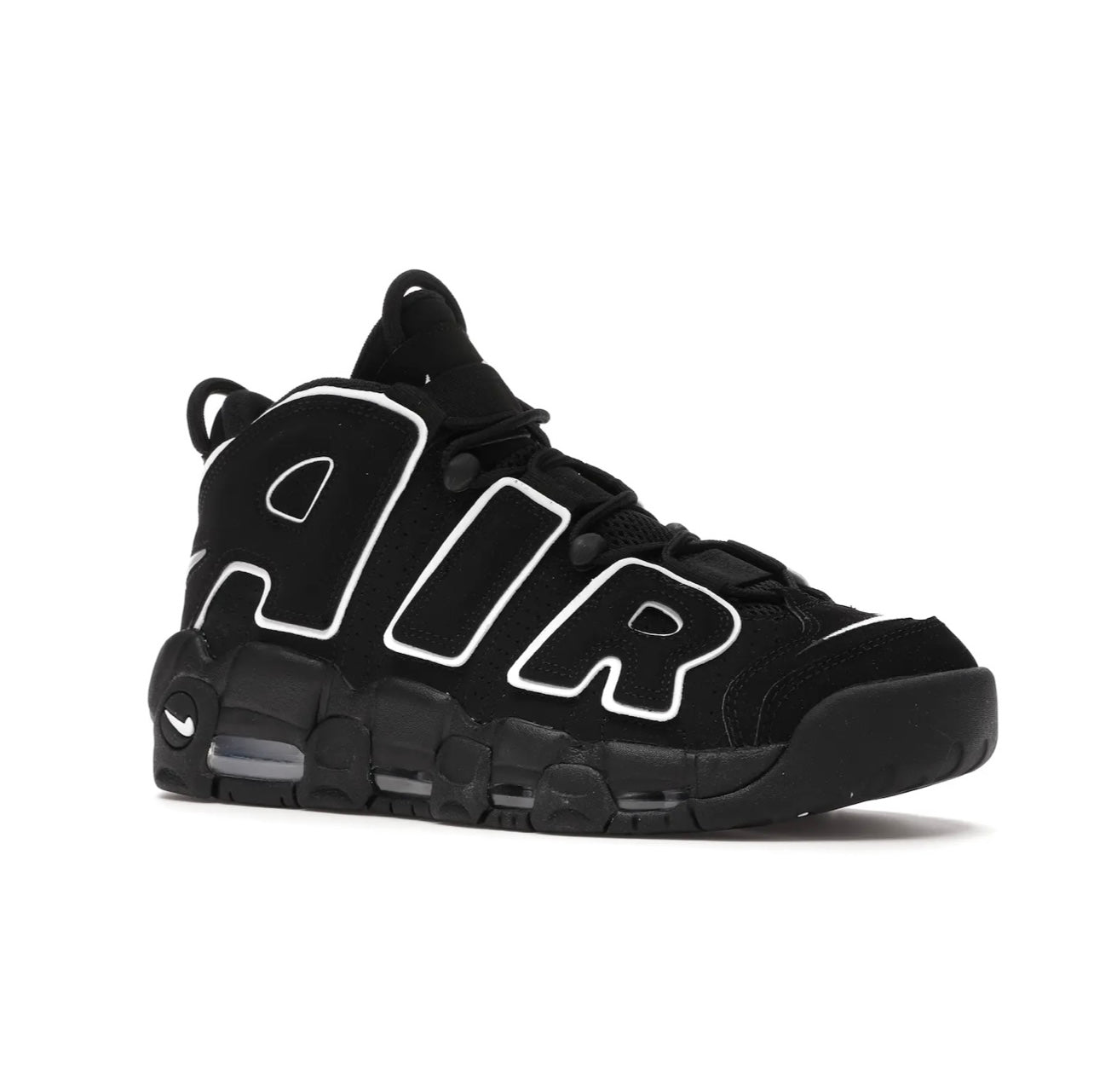 Nike Uptempo Black White - תמונה 2