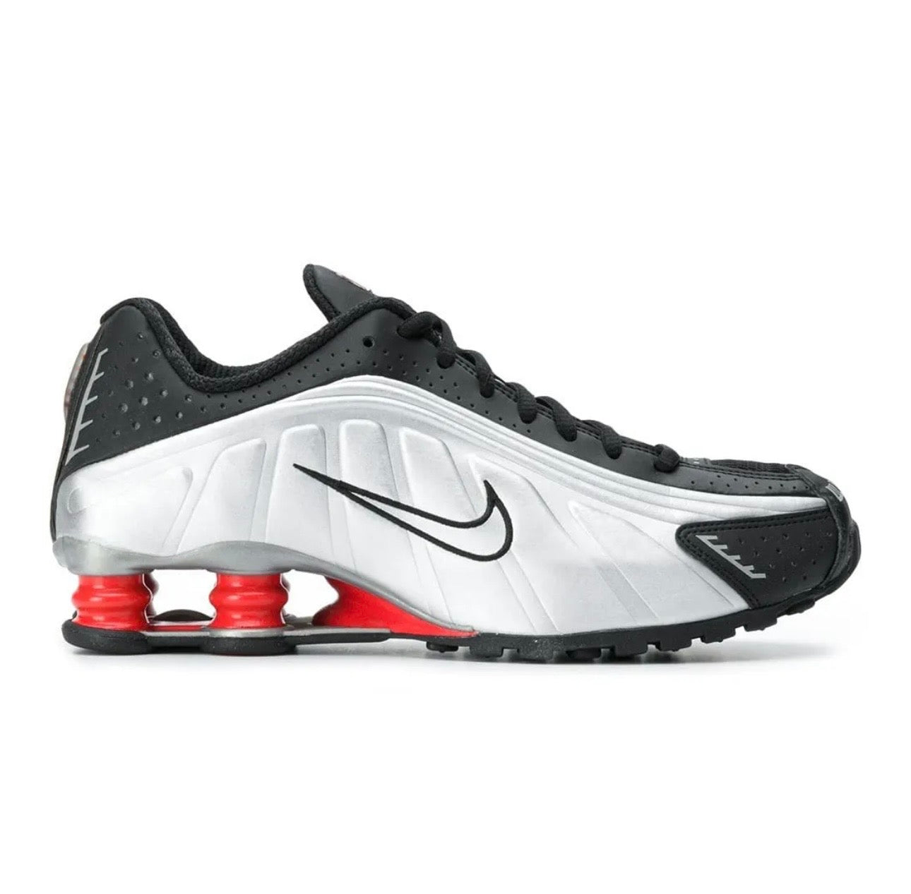 Nike Shox R4 Silver Black Red