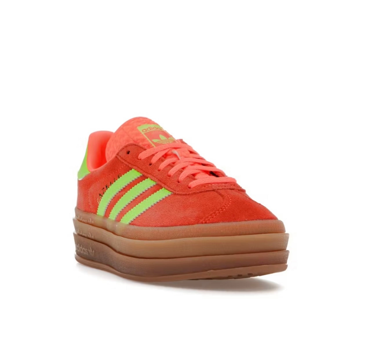 Adidas gazelle red green platform - תמונה 2