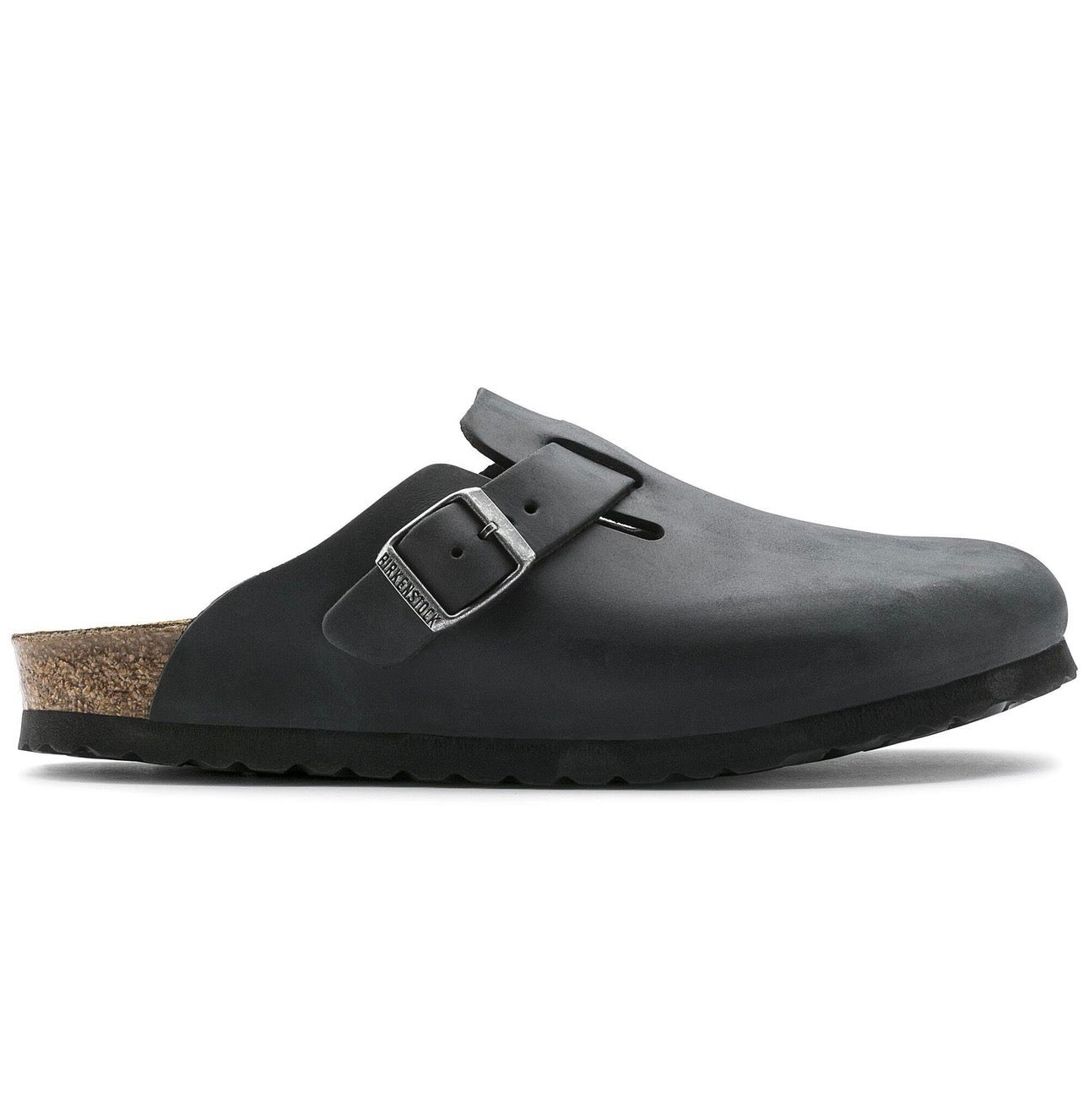 Birkenstock Boston leather oiled black - תמונה 2