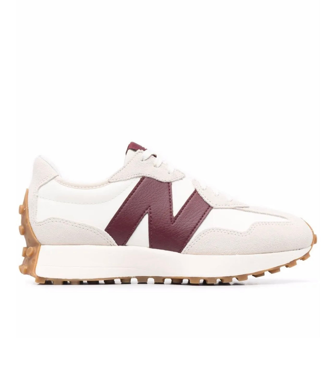 New Balance 327 Cream Beetroot