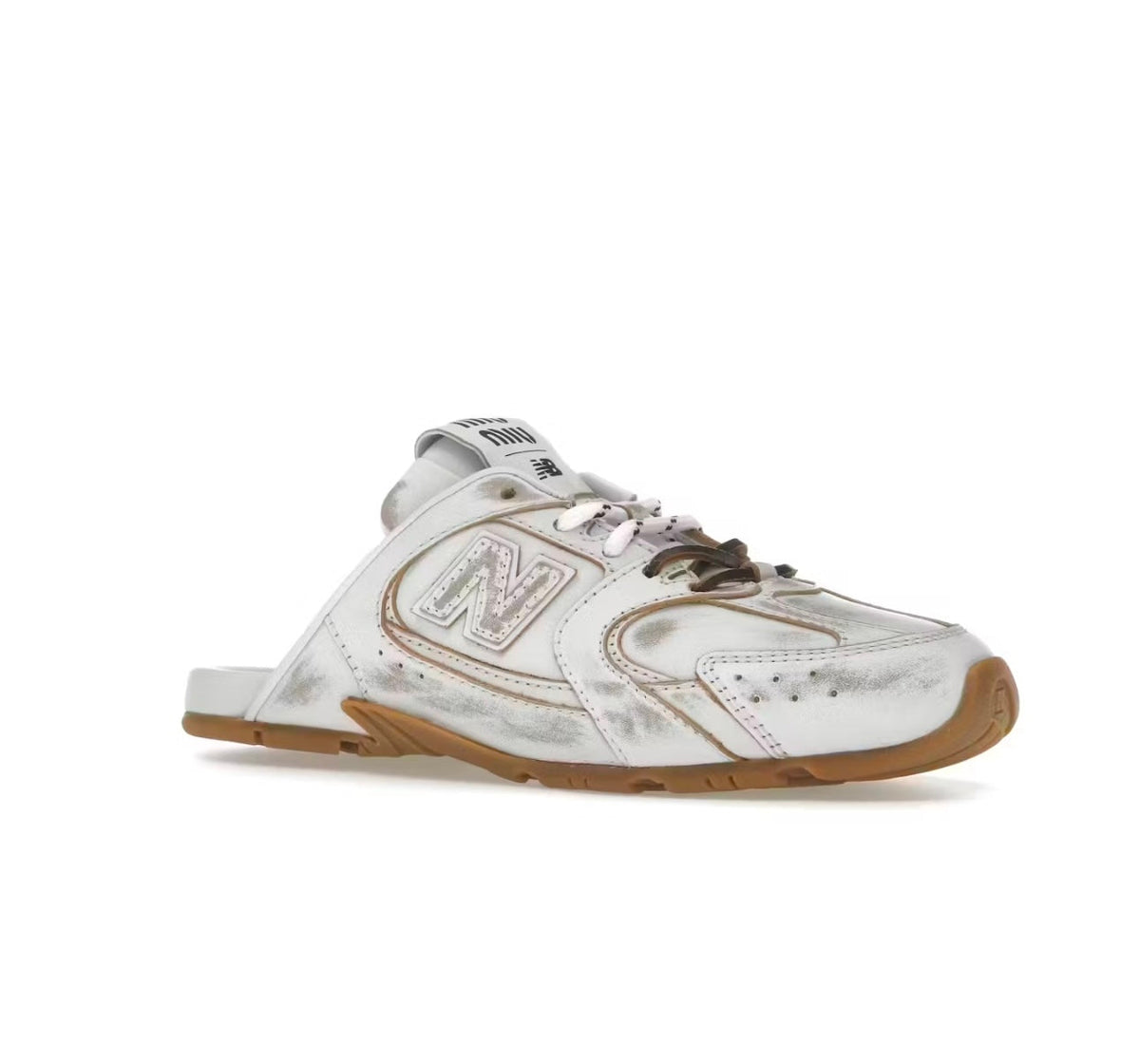 New Balance 530 SL Mule Miu Miu White - תמונה 2
