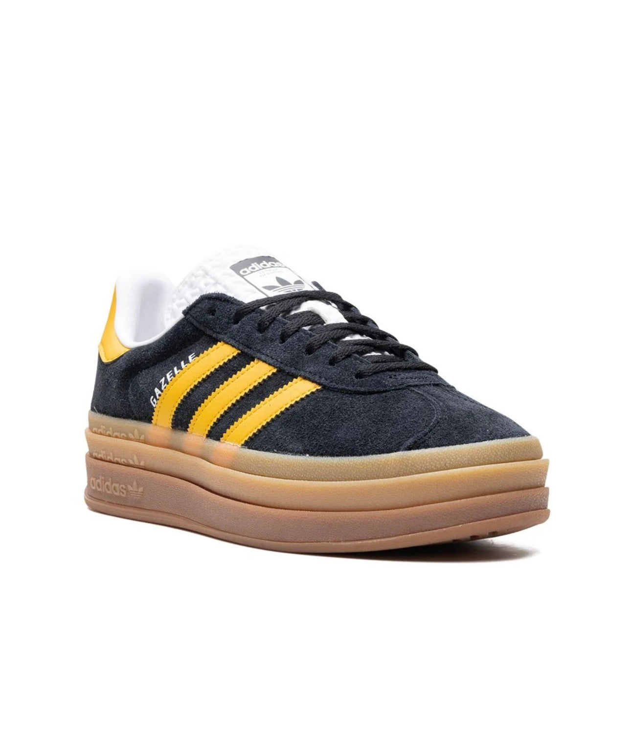 Adidas gazelle platform Black & Yellow - תמונה 2