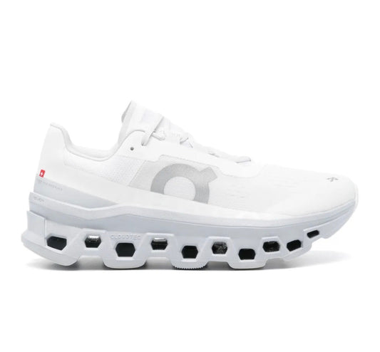 On Cloudmonster white grey