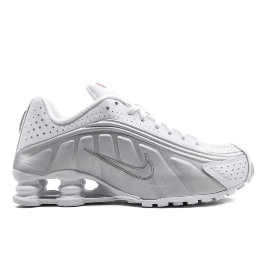 Nike Shox R4 Silver White