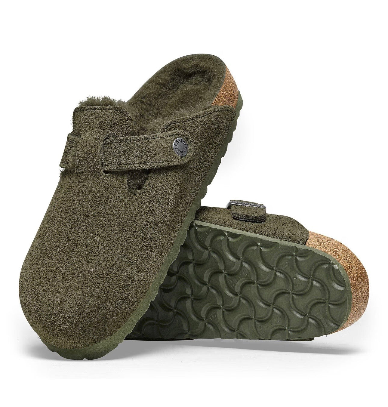 Birkenstock Boston shearling thyme