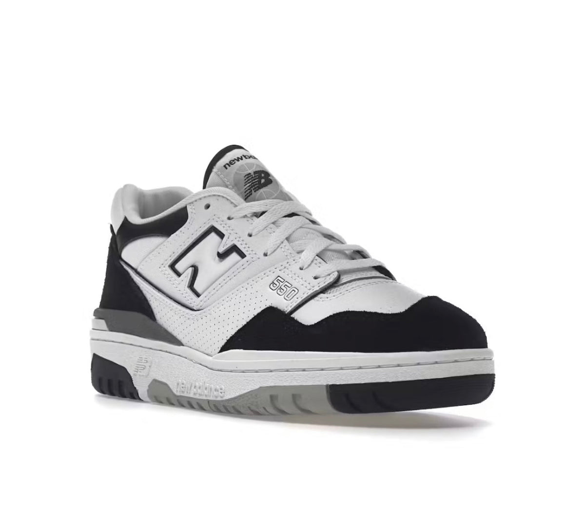 New Balance 550 white Black rain cloud - תמונה 2