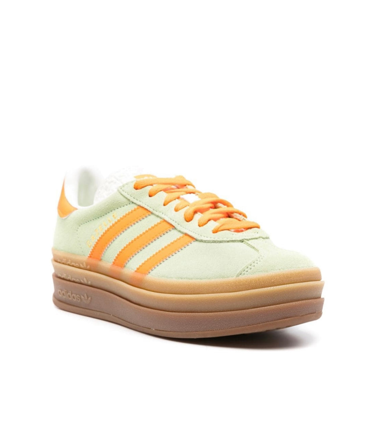 Adidas gazelle platform Light Green Peach - תמונה 2