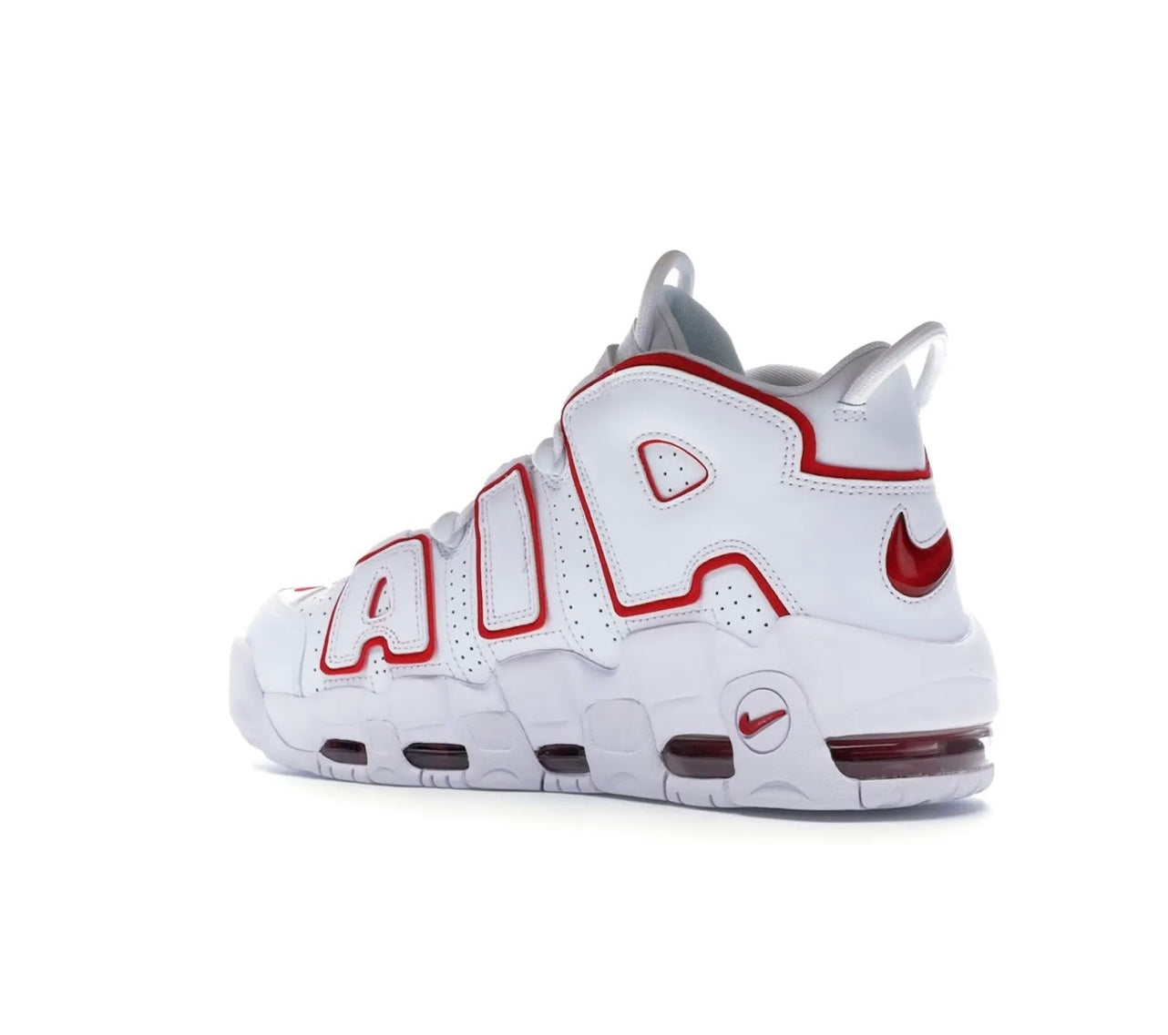 Nike Uptempo White Red - תמונה 3