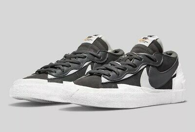 Nike Blazer Low Sacai Iron Grey - תמונה 2