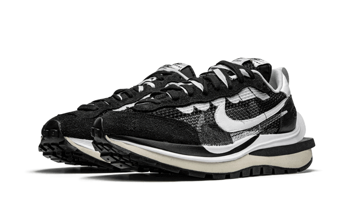 Nike X Sacai Vaporwafflle Black White - תמונה 2