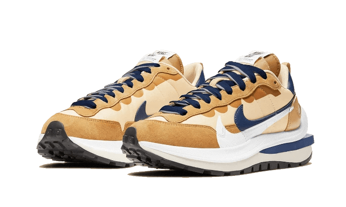 Nike X Sacai Vaporwaffle Tan Navy - תמונה 2